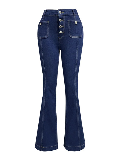 🍒Flared pants for women mom jeans vintage wide leg trousers high waist denim high street work party night club Jeans elegant Y2k clothing Day Denims Dinner Denims Dancing Denims