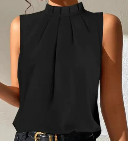 🍒Cold shoulder black top short sleeve design office wear women Ladie blousese summer casual wear feminine shirt Choose Chic