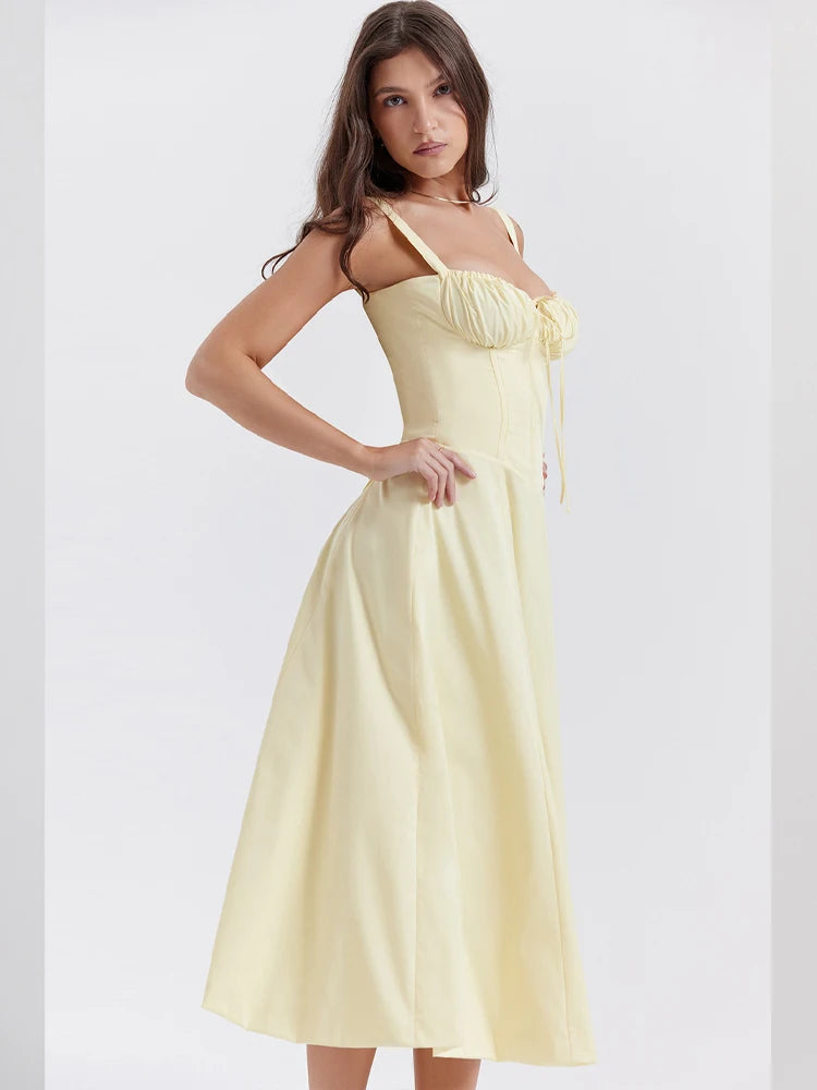 🍒Blompatroon somerrok balkonet elegante soliede moulose onderrok vir vroue, pasgemaakte middel met uitlopende romp a-lyn uitrusting. Geniet Die Bloem Balkon-nett