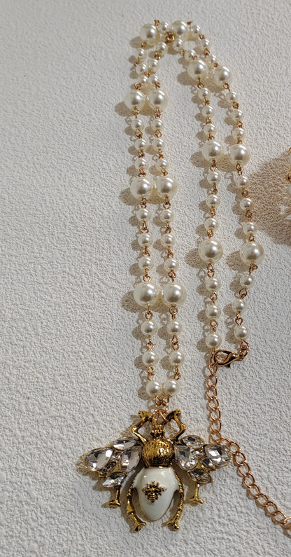 🍒Rekbare pêrelarmband vir vroue, verstelbare kristalby-armband, krale, partytjiejuwele vir geleenthede, geskenk, slim-informele bykomstighede, "Nice To Bee ' Wear"