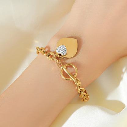 🍒Stainless steel star bracelet gold colour star charm moon starfish bracelet trendy wrist chain for women Jewellrey gifts  party accessories FISH Out This STAR