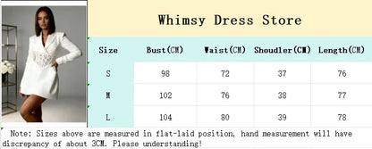 🍒Lace mixed media dress blazer v-neck dresses with sleeves short long sleeve mini evening party chic gown Spring feminine dress occasion wear womens    don’t WAIST time NET this SHORTly
